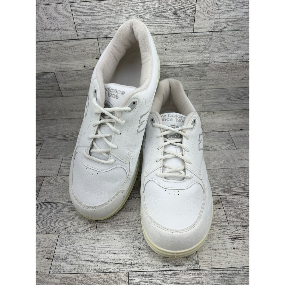 New Balance 812 Mens 10.5 4E Extra Wide Walking Shoes White Leather MW812WT USA